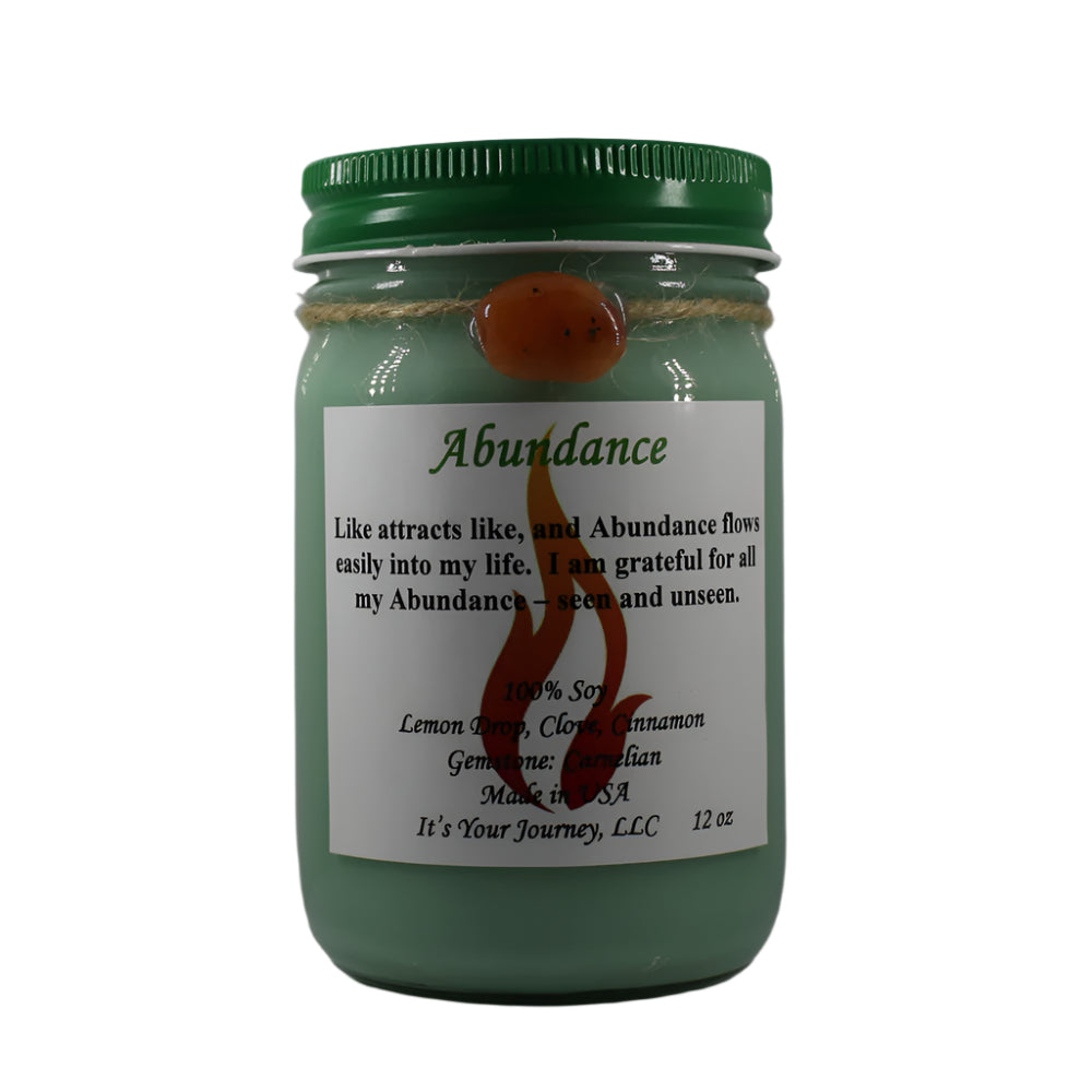 Abundance Intention Candle 12 oz.