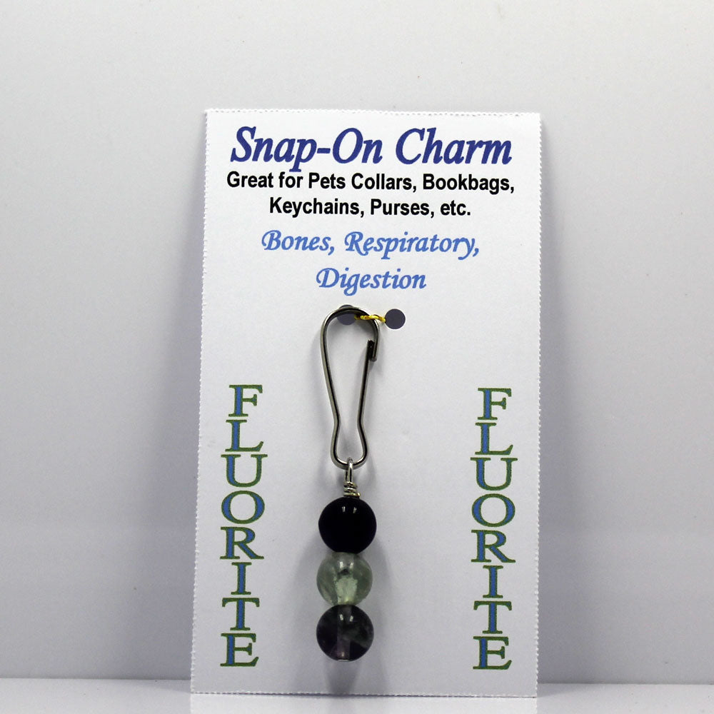 Fluorite Snap-On Charm