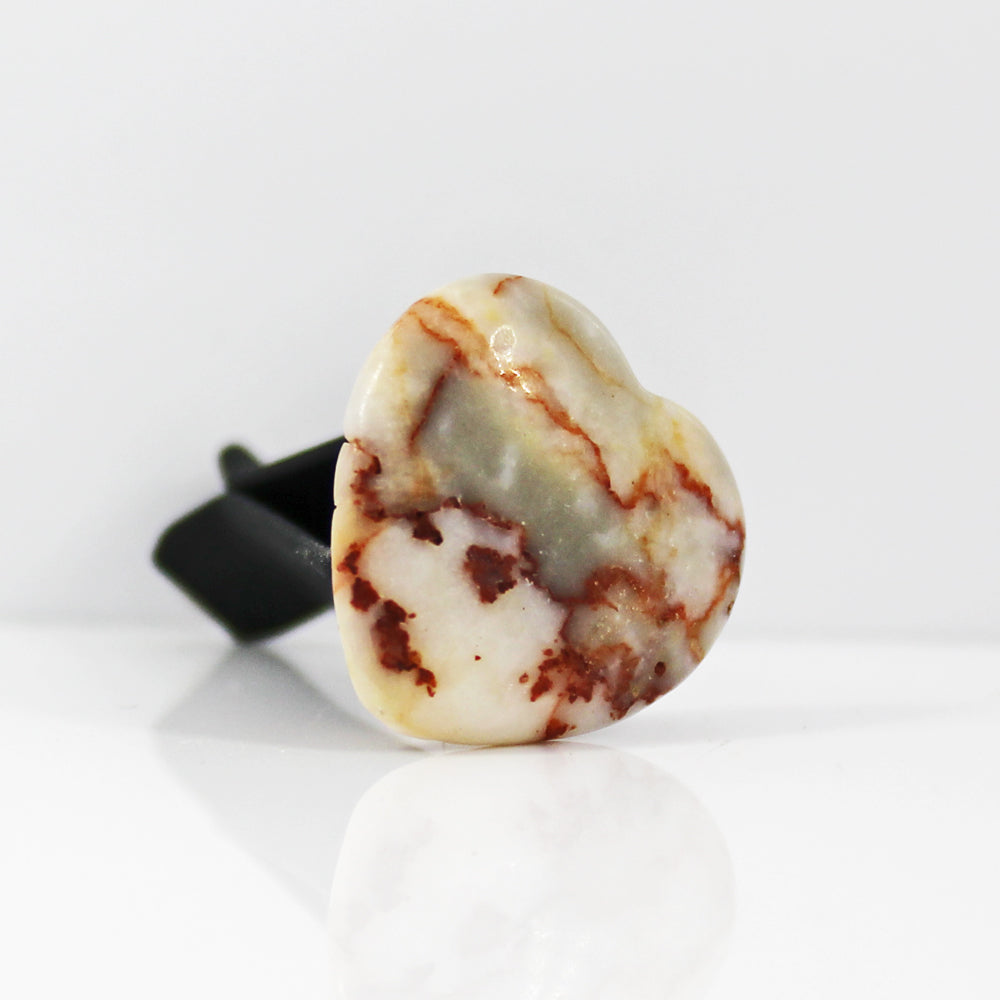 Red Network Jasper Heart Car Vent Clip