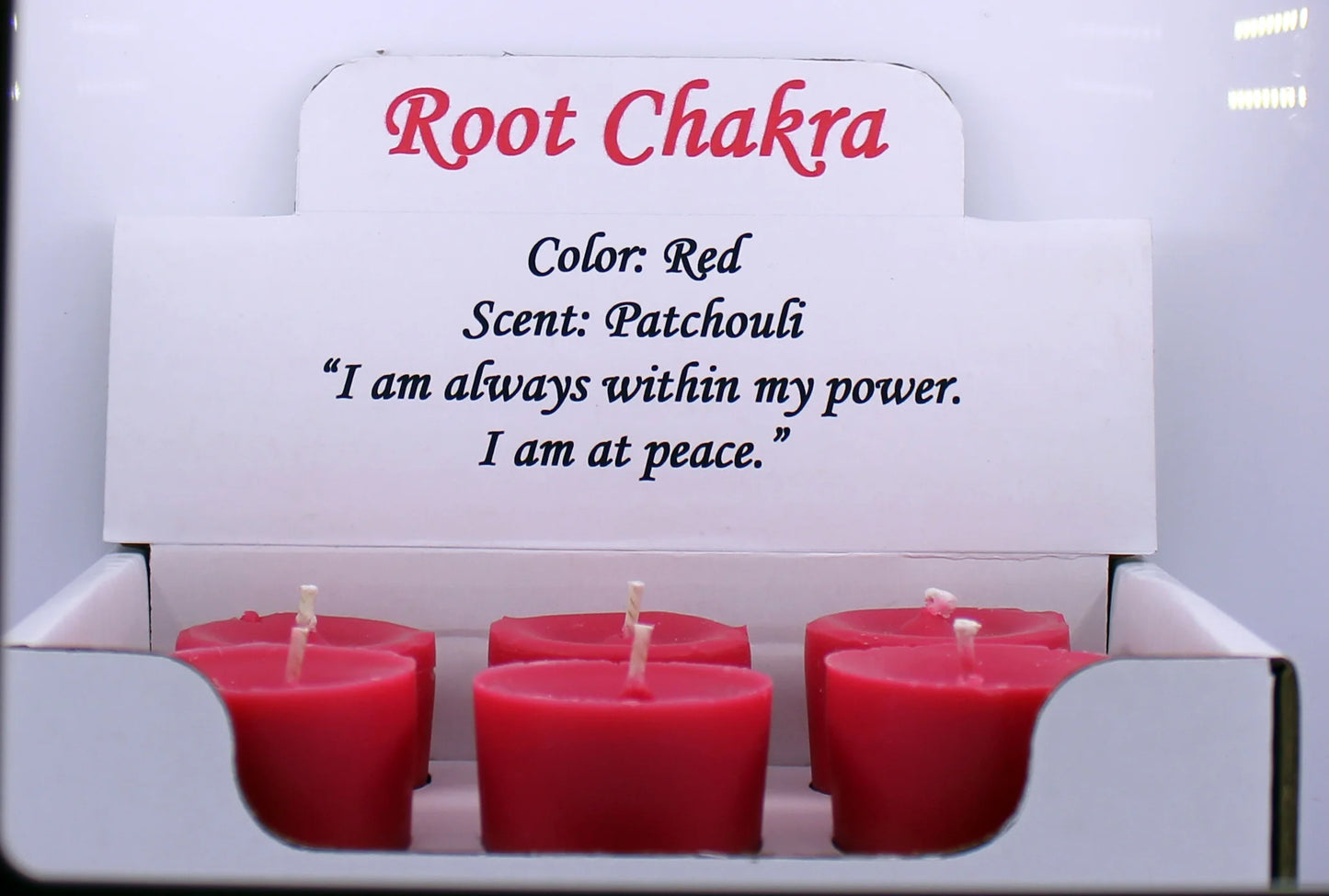 Root Chakra Votive 6 Pack