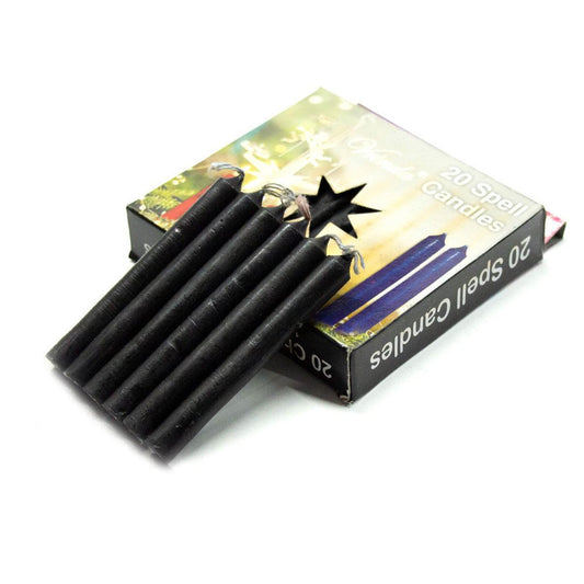 Black Chime Candle 20 Pack