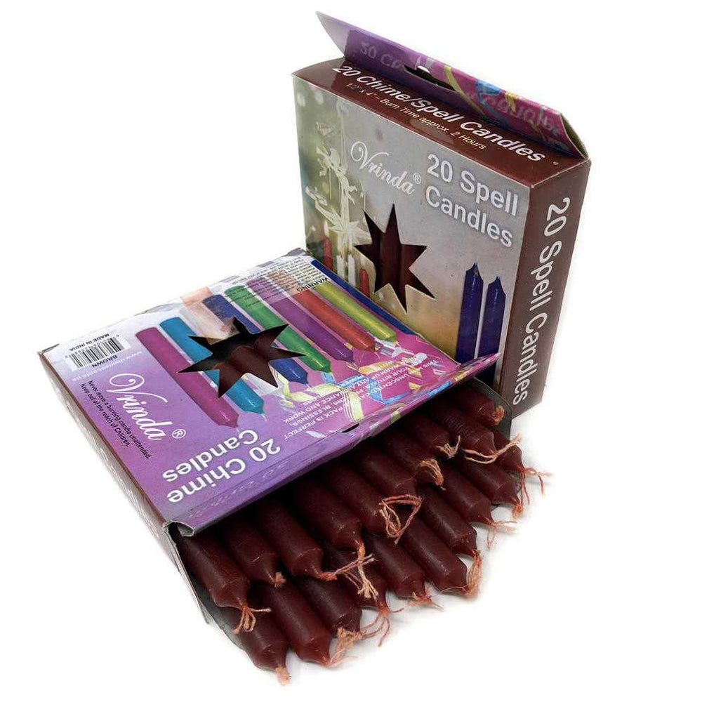 Brown Chime Candle 20 Pack