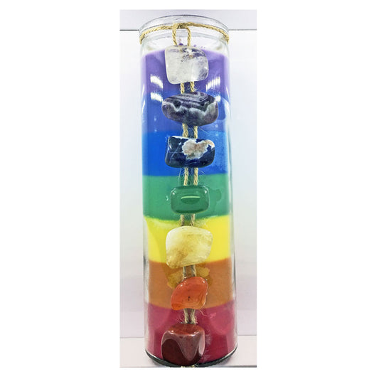 7 Chakra Jar Candle