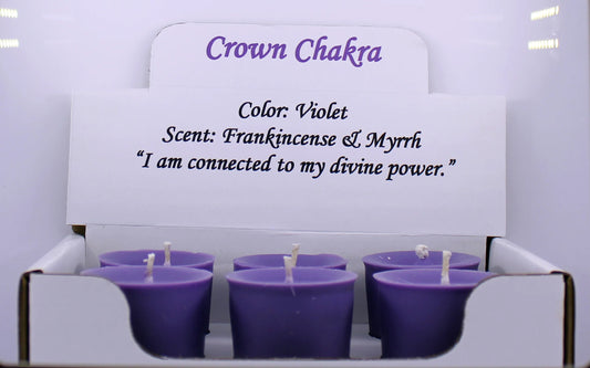 Crown Chakra Votive 6 Pack