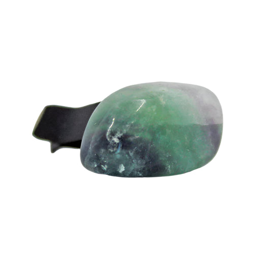 Fluorite Gemstone Car Vent Clip
