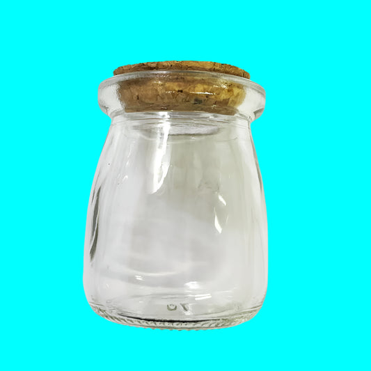 Glass Jar with Cork Stopper Apathacary/Spell Jar 3" Tall x 2" Diameter