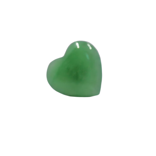 Green Aventurine Heart Gemstone Car Vent Clip 3/4"
