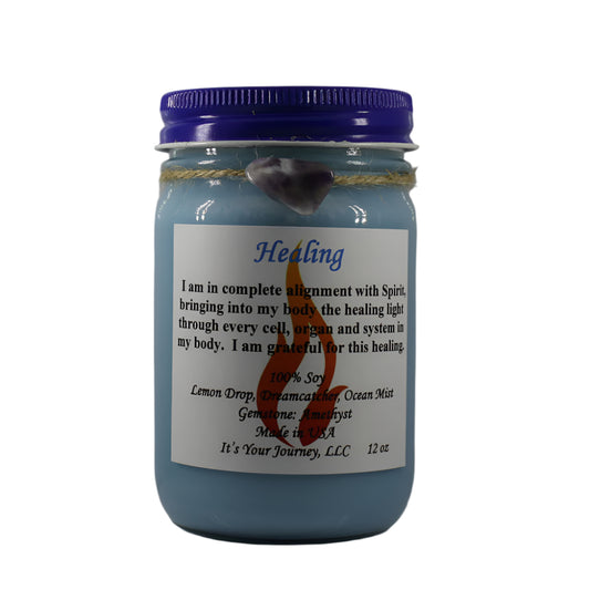 Healing Intention Candle 12 oz.