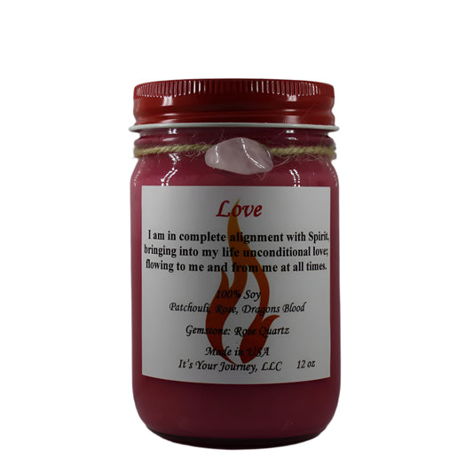 Love Intention Candle 12 oz.