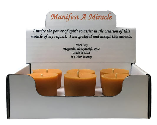 Manifest a Miracle Votive 6 Pack