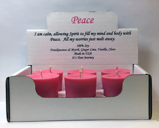 Peace Votive 6 Pack