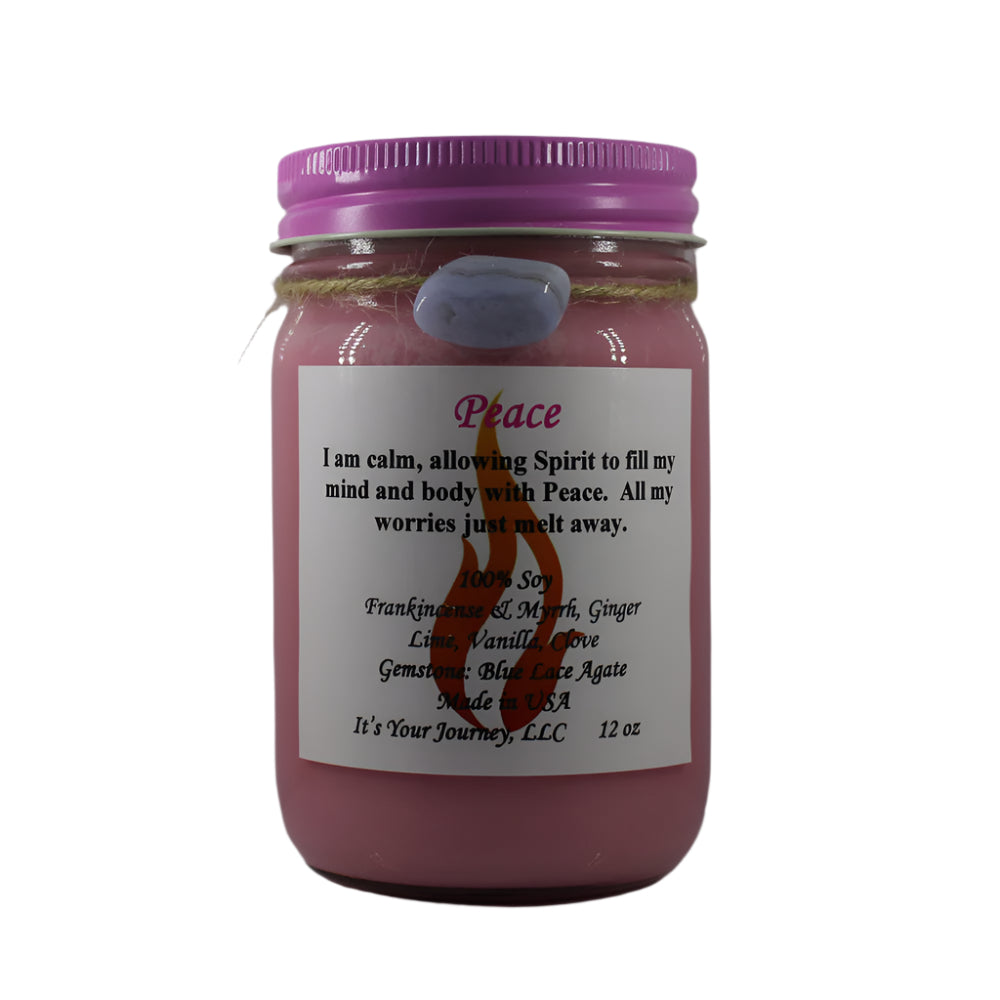 Peace Intention Candle 12 oz.