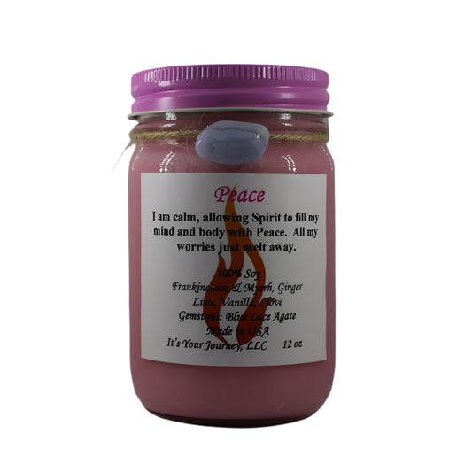 Peace Intention Candle 12 oz.