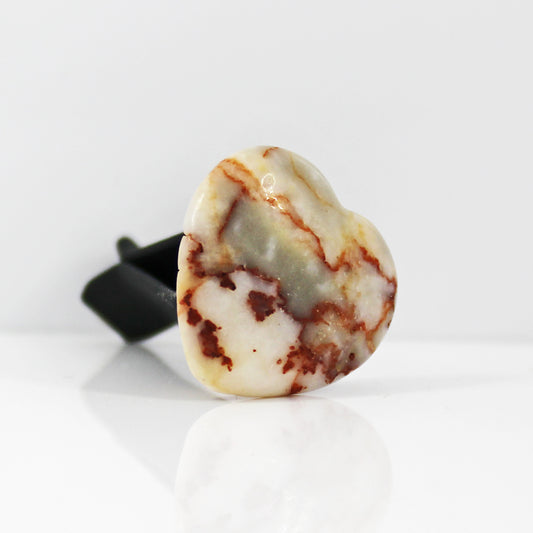 Red Network Jasper Heart Car Vent Clip