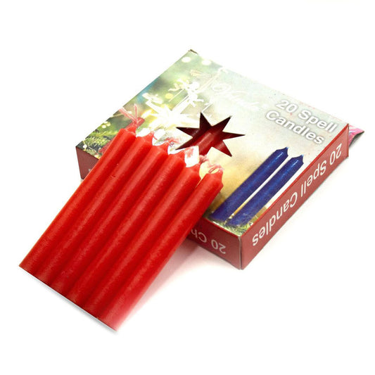 Red Chime Candles 20 Pack