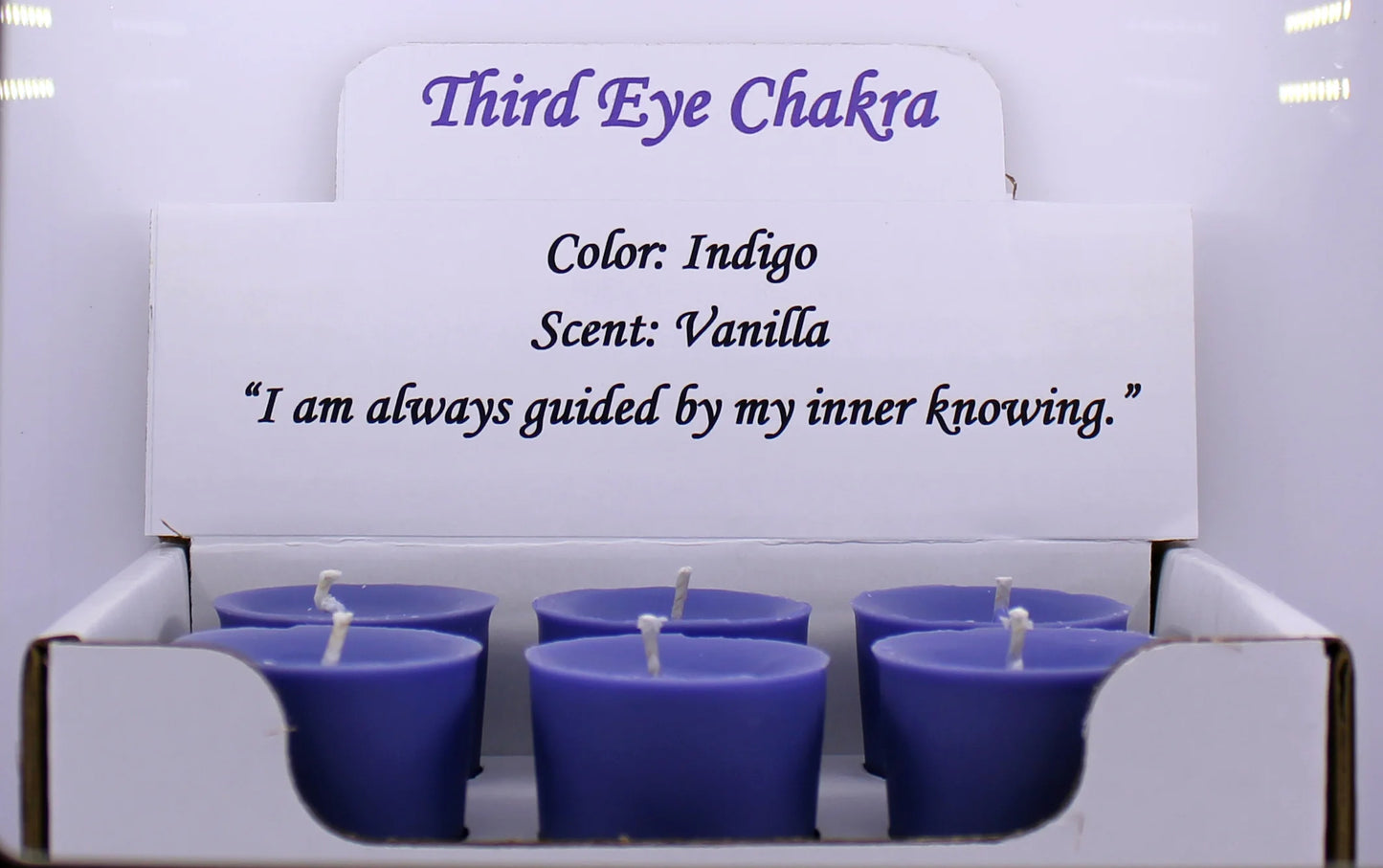 Third Eye Chakra Votive 6 Pack