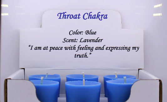 Throat Chakra Votive 6 Pack