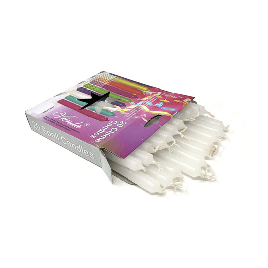 White Chime Candles 20 Pack