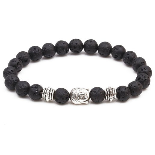 Buddha Aromatherapy Bracelet 8mm 7"