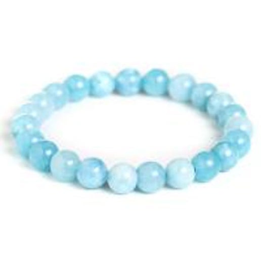 Aquamarine 8mm Bracelet