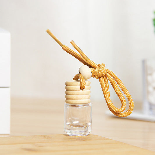 Glass Wish/Spell Bottle with Wood Cap